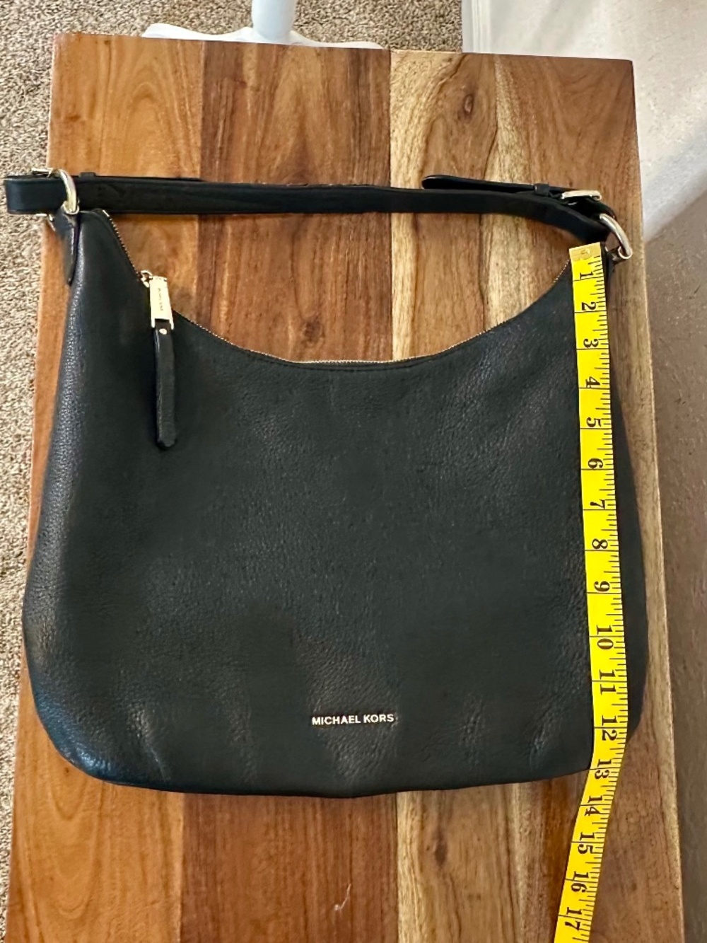 Michael Kors Large Leather Hobo Bag - Picture 16 of 16